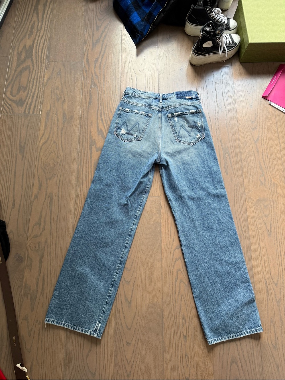 Mother Tunnel Vision Sneak Wide-Leg Jeans - Picture 5 of 10